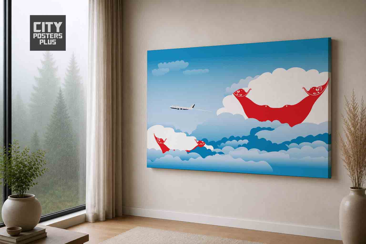 Easter Island  Rapa Nui Day Clouds Canvas Wrapped | Country & City Wall Art