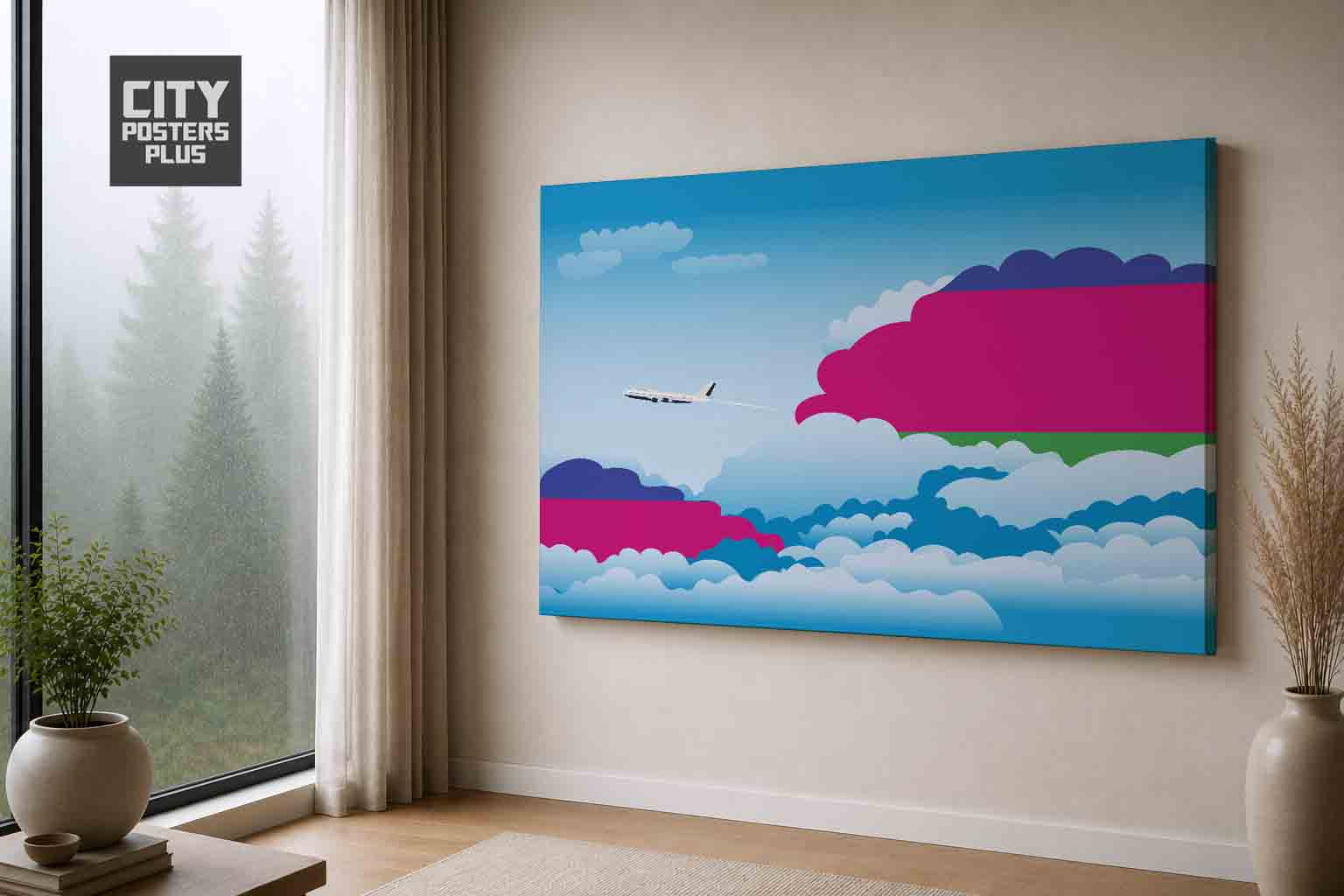 Kuban Peoples Republic Day Clouds Canvas Wrapped | Country & City Wall Art