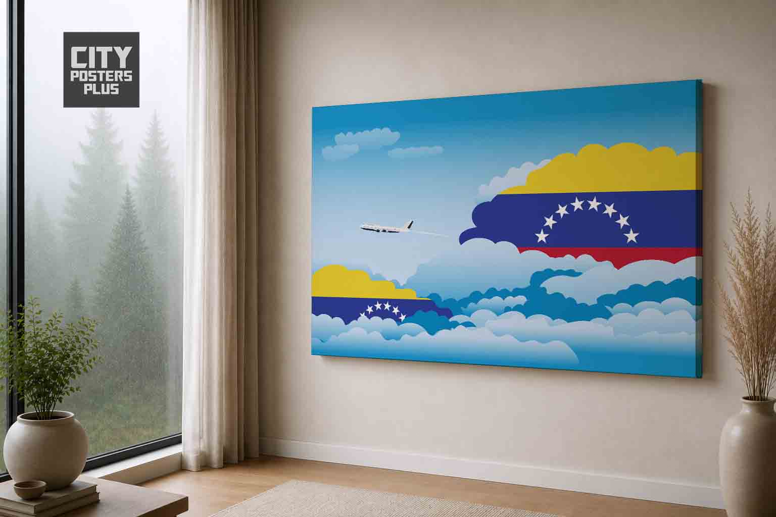 Venezuela Day Clouds Canvas Wrapped | Country & City Wall Art