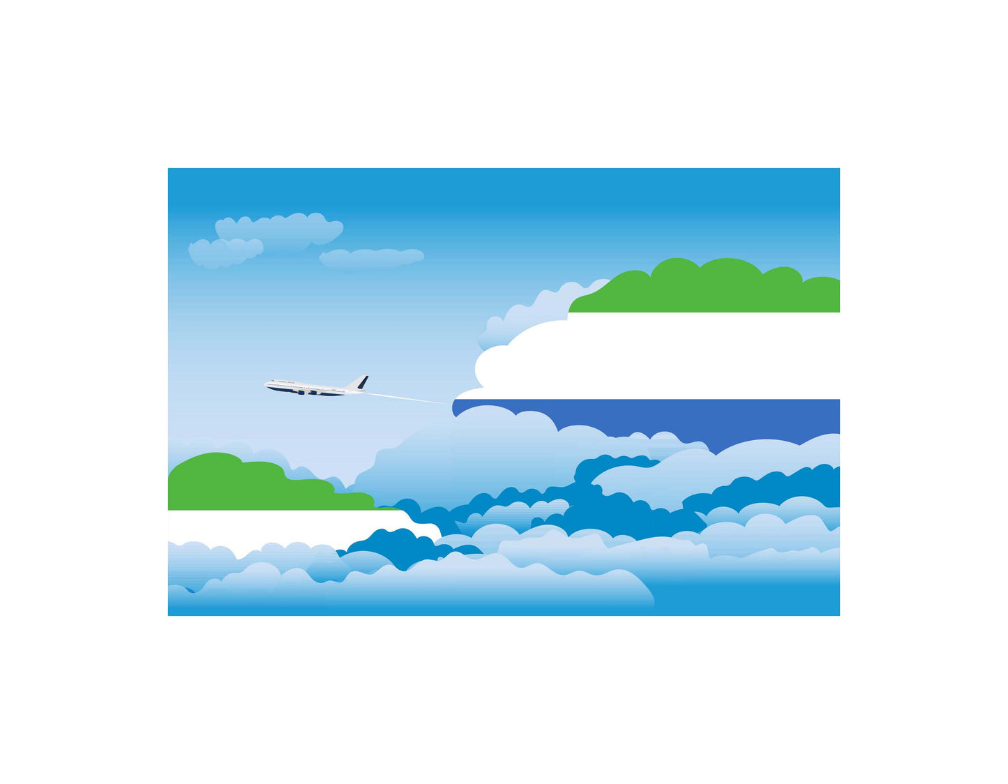 Sierra Leone Day Clouds Canvas Print Framed